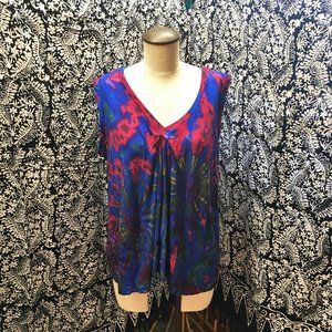 Sacred Threads V-neck Sleeveless Tee